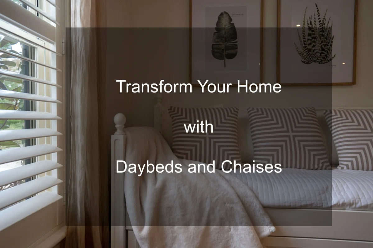 daybeds and chaises