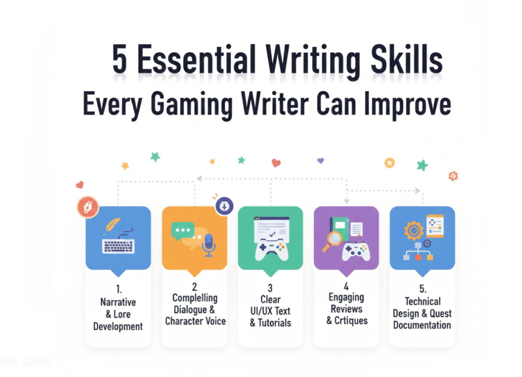 5 Essential Writing Skills Every Gaming Writer Can Improve