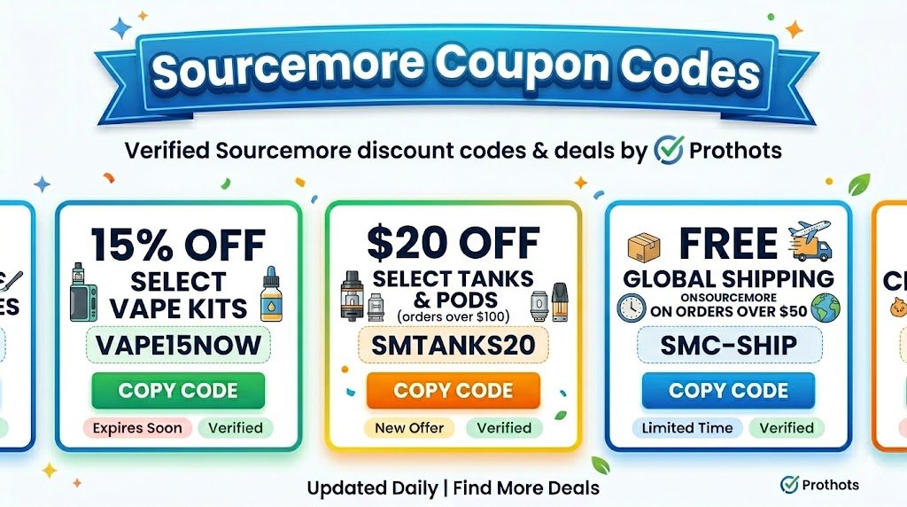 Sourcemore Coupon Codes